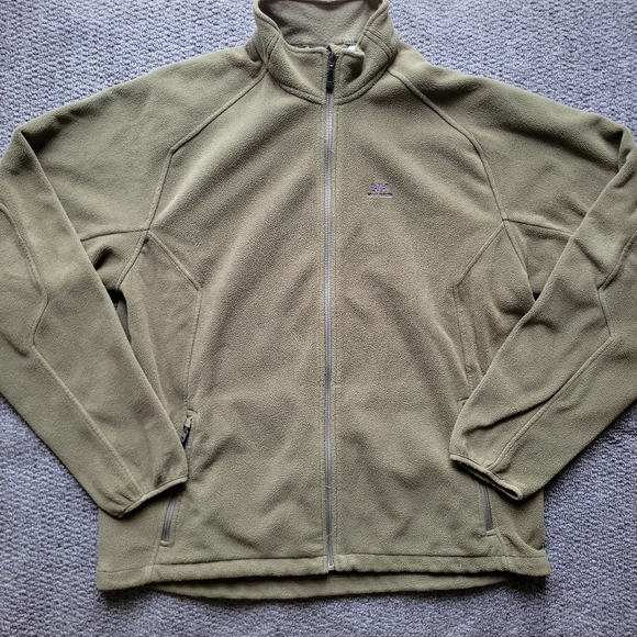 Helly hansen men's zip up fleece size XL sweater sweatshirt green long sleeve - Picture 1 of 14